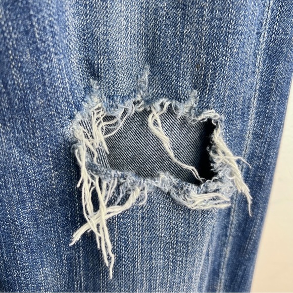 Agolde Distressed Skinny Jeans Size 24 - Picture 7 of 15